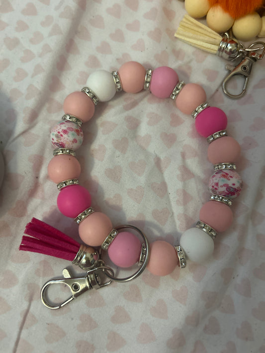 pink white  sparkle  no strech