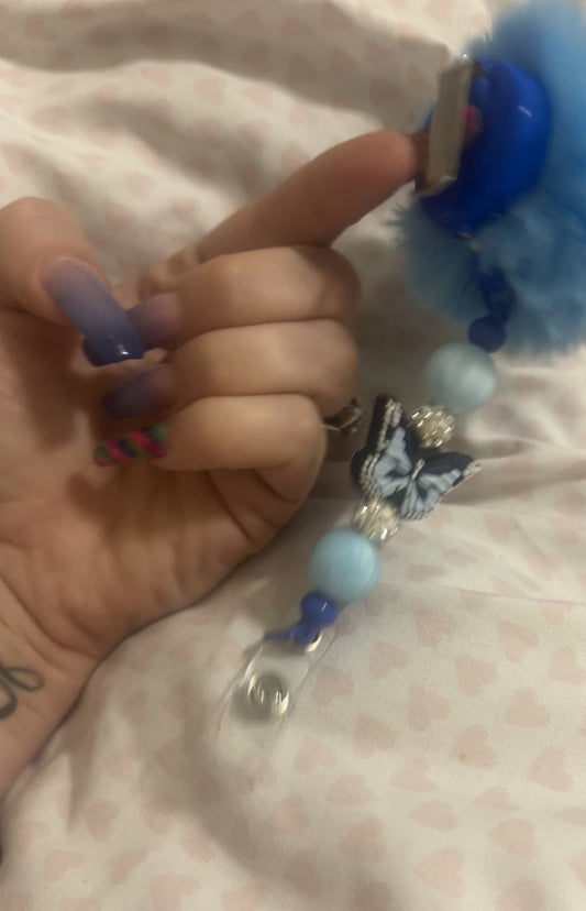 Puffy badge reel